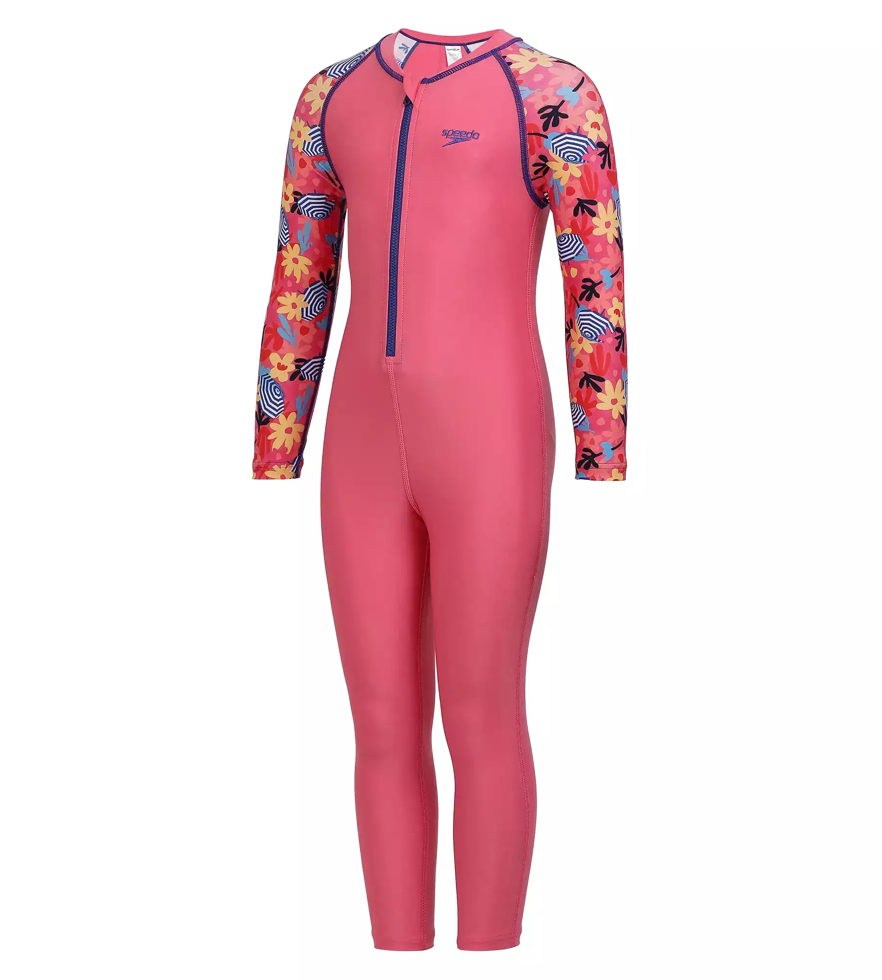 Tots Unisex All In One Full Body Suit - Fandango Pink & Bloominous