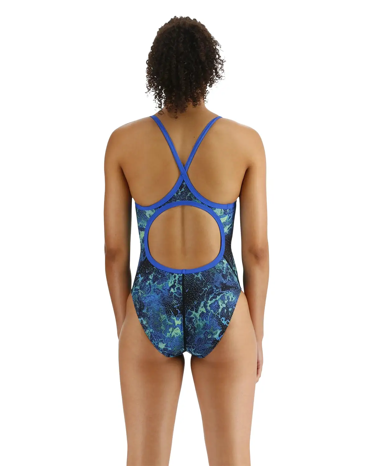 TYR Women's Diploria Durafast Lite Diamondfit Swimsuit | Blue/Green