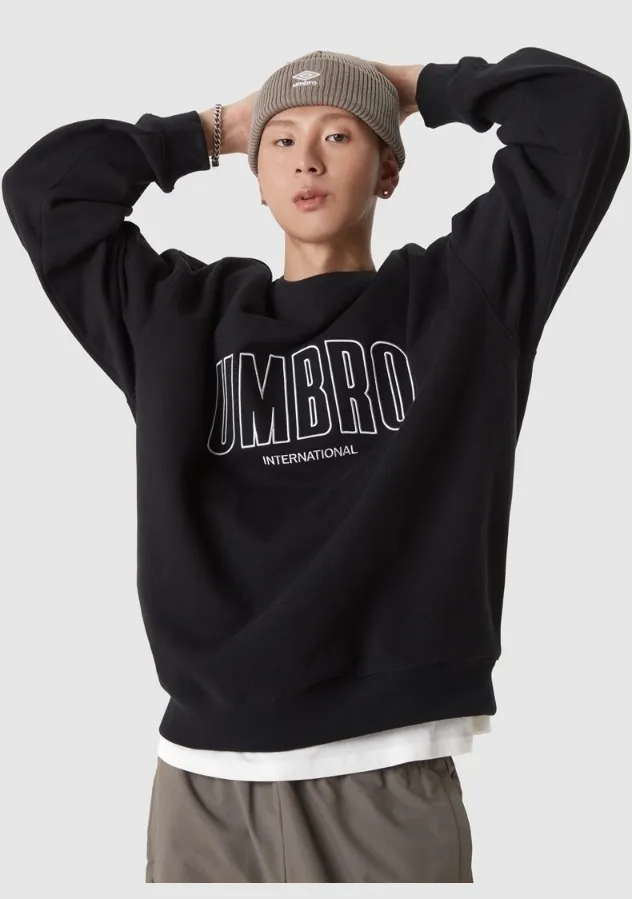 UMBRO  |Unisex Street Style Logo Hoodies & Sweatshirts