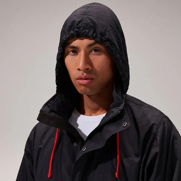 Unisex Single Point Wind Smock Jackets - Black