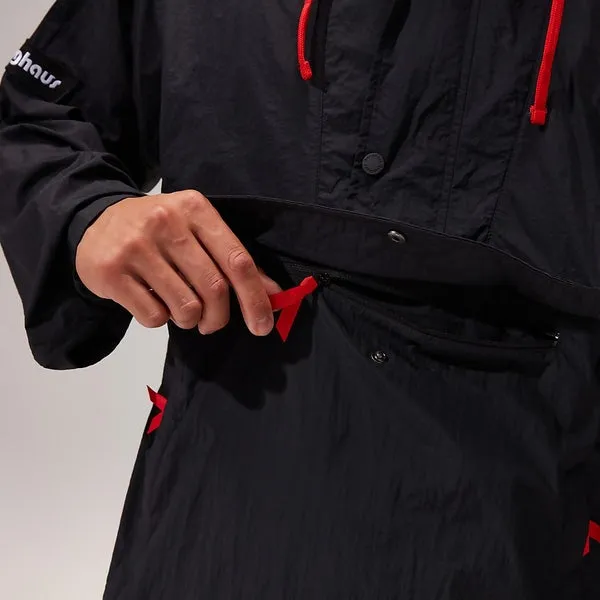 Unisex Single Point Wind Smock Jackets - Black