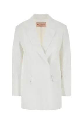 Valentino Garavani White Cotton Blazer