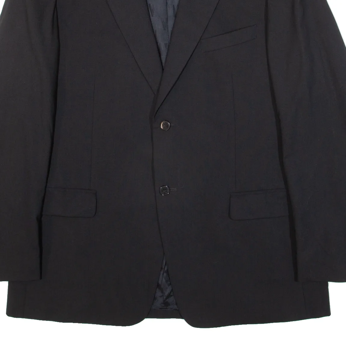 VERSACE Mens Blazer Jacket Black Knit Wool XL