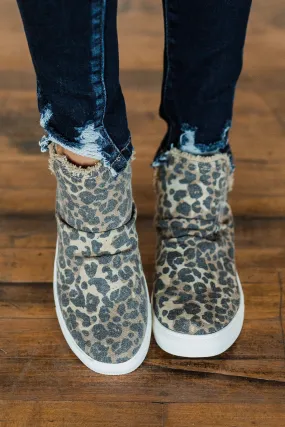 Very G Josie High Top Sneakers- Leopard