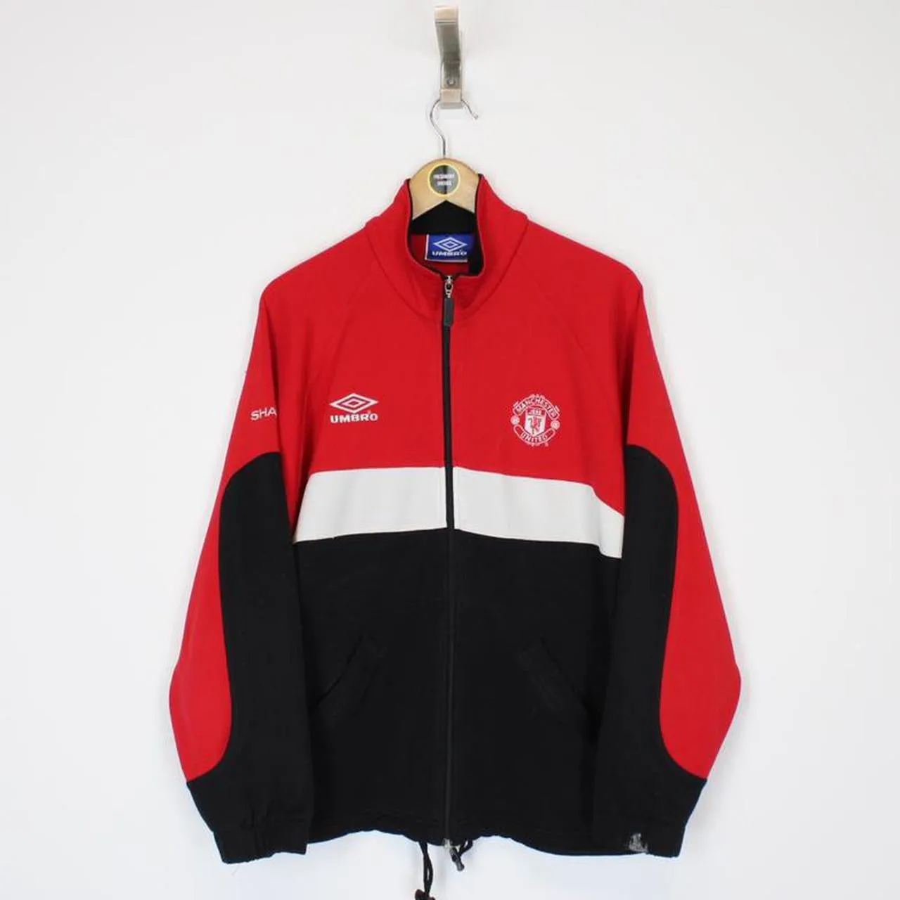 Vintage Umbro Man Utd Track Jacket Small