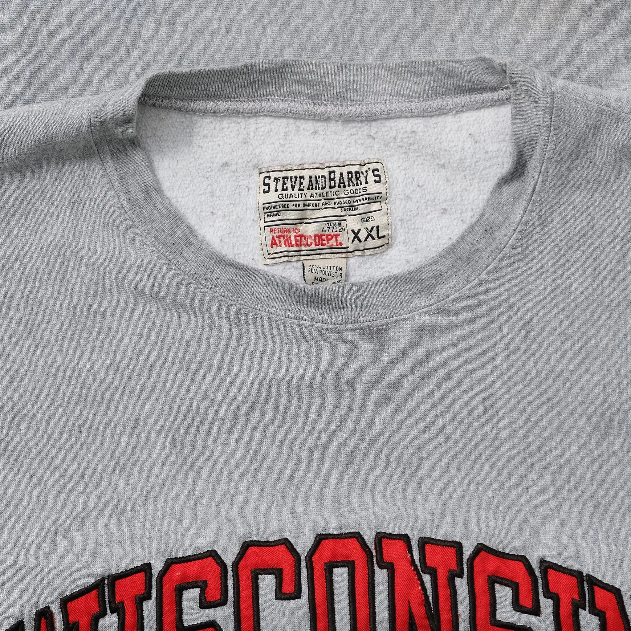 Vintage Wisconsin Sweater XXXL