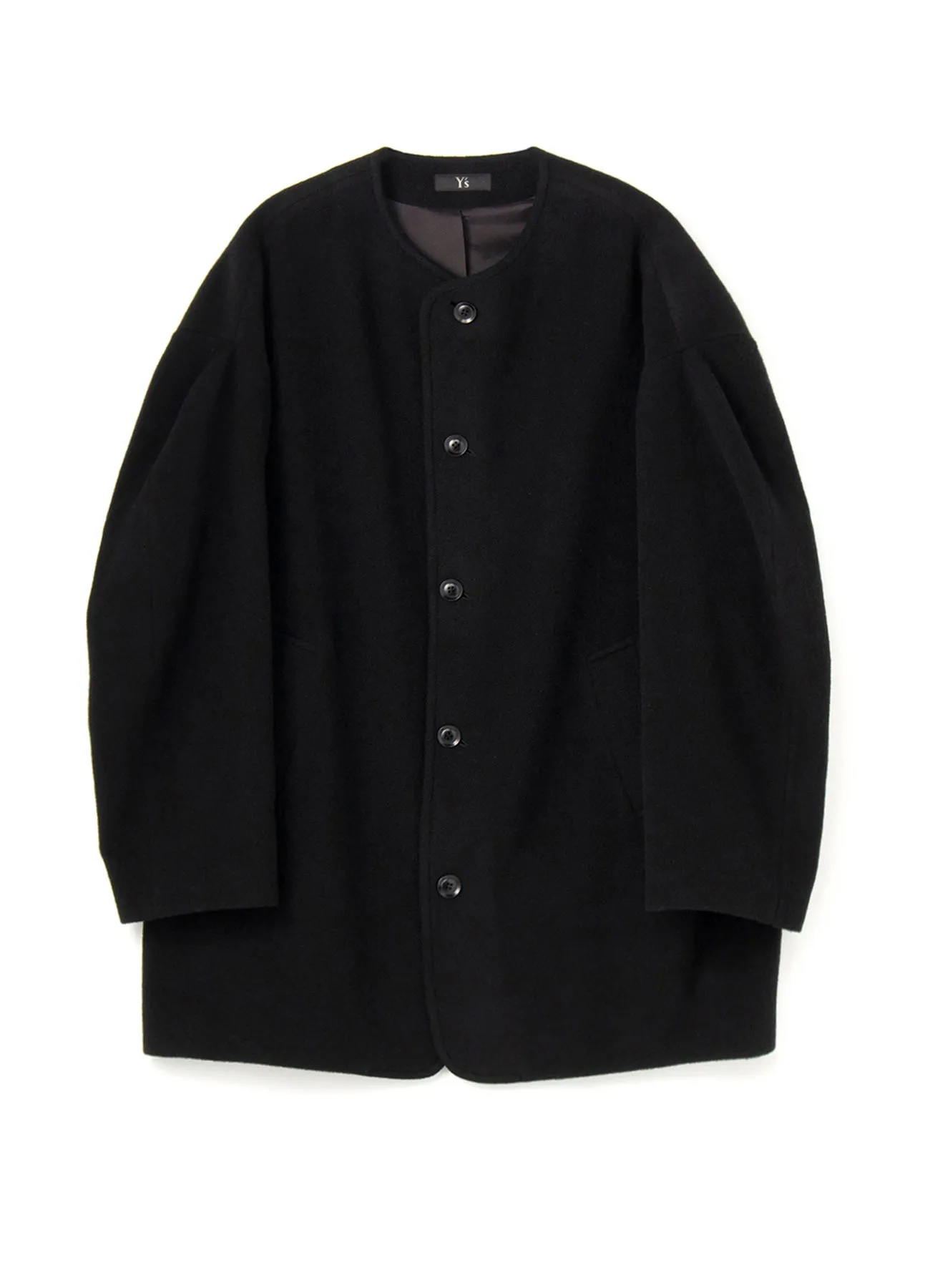 WOOL MOSSER NO COLLAR JACKET