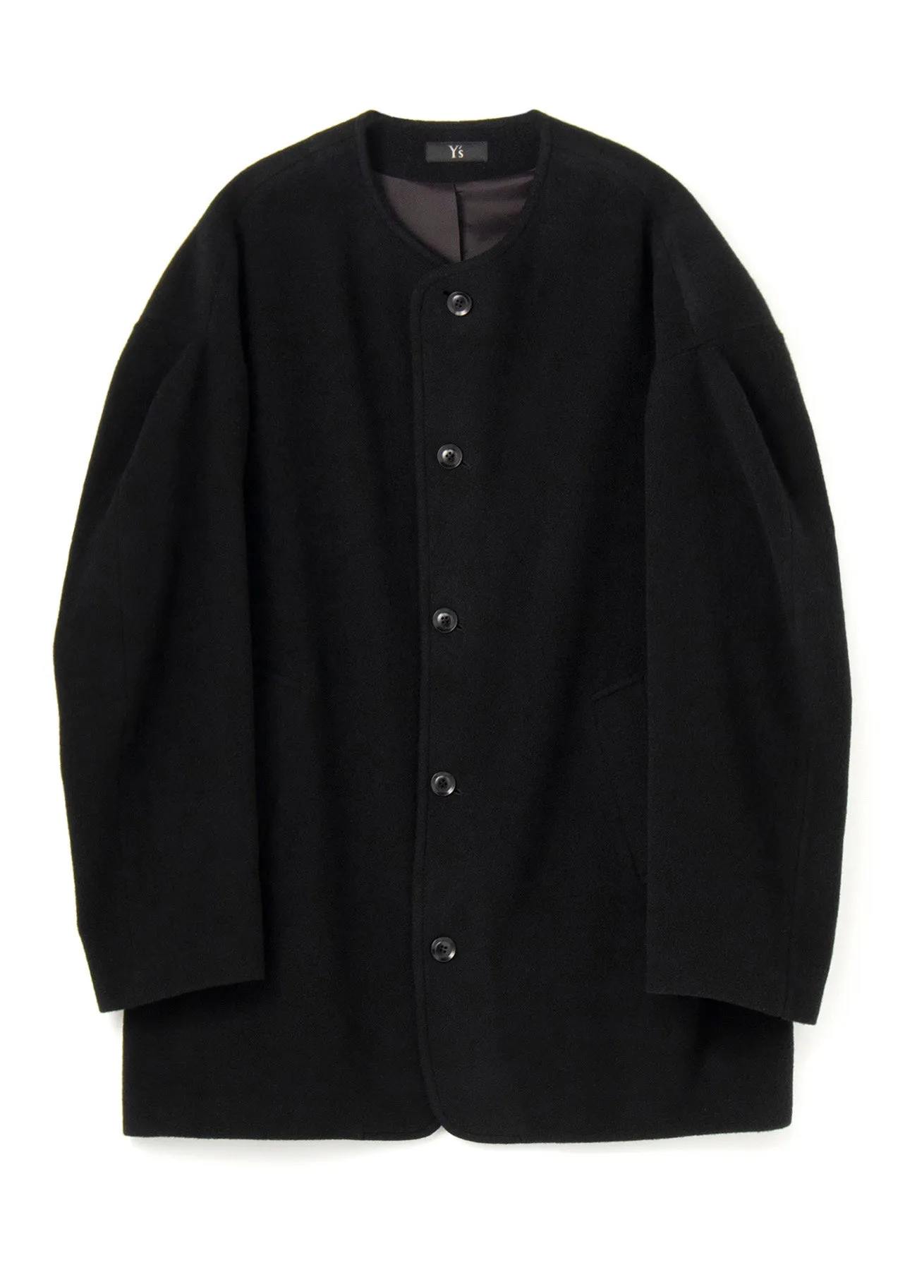 WOOL MOSSER NO COLLAR JACKET