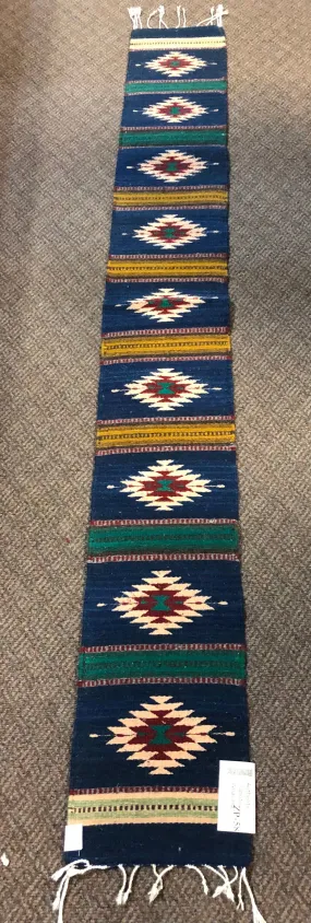 Zapotec handwoven wool mats, approximately 9” x 77” ZP58